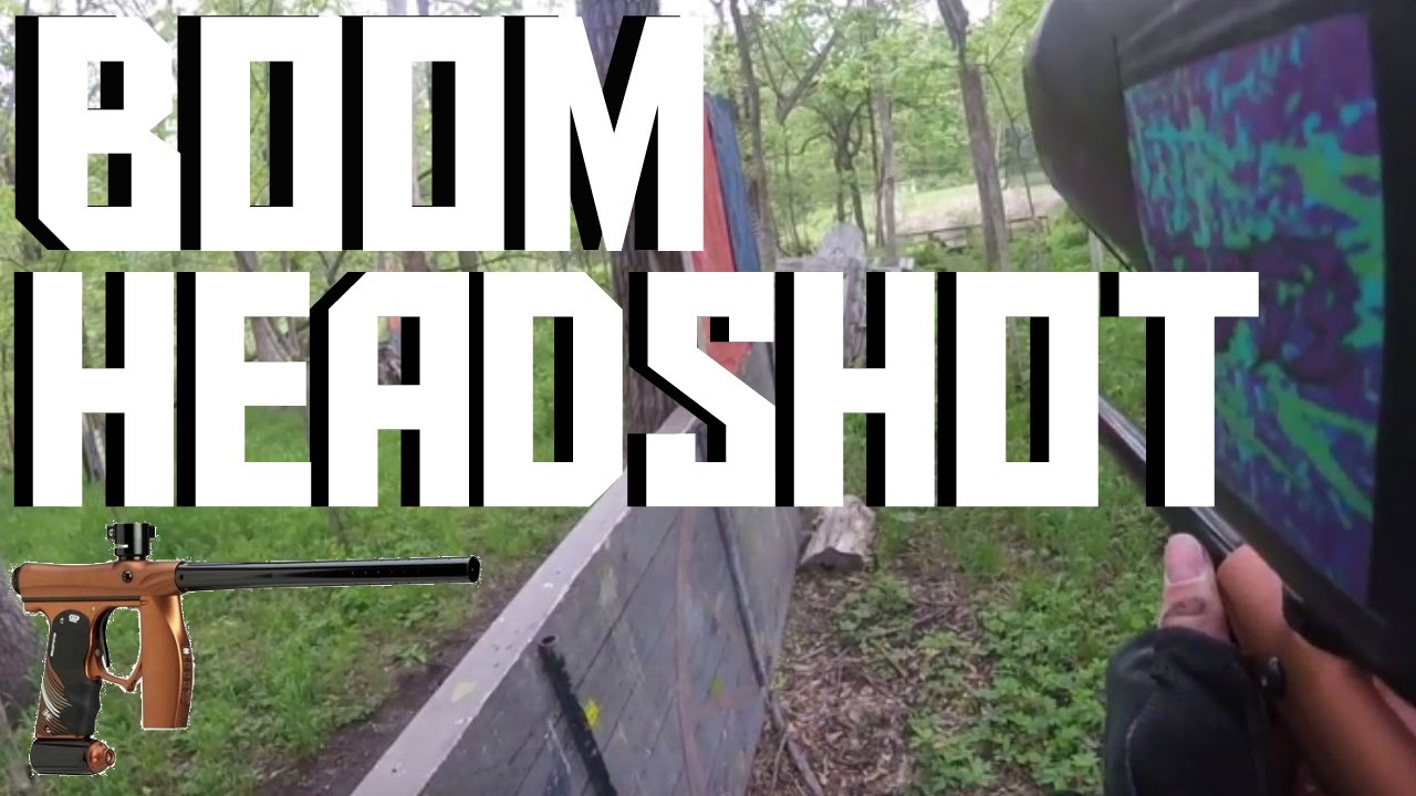 Paintball headshot at high performance YouTube