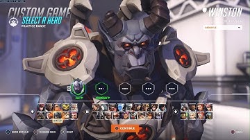 Overwatch 2 practice range winston with kahunadude