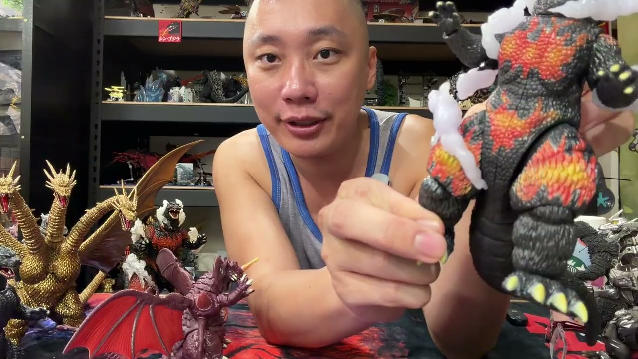 S.H.M太貴? HIYA日本哥吉拉系列太少? 那就★BANDAI 萬代 便宜又大碗的可動哥吉拉~今天就介紹給你們★