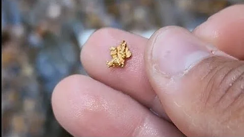 12year old Noah finding Big Gold - Scott's Run Creek Virginia #gold #goldnugget #treasure #sluice