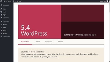 Block editor a simple workflow WordPress 5.4