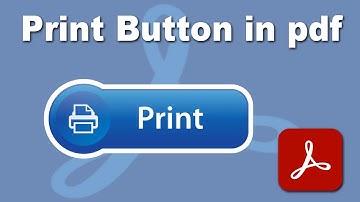 How to Add Print Button to Existing PDF form using Adobe Acrobat Pro 2020