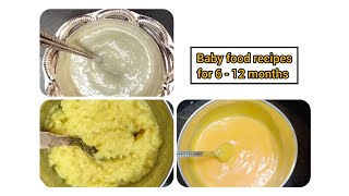 6 - 12months baby healthy food recipes// baby food ideas roopasvi rangoli n vlogs