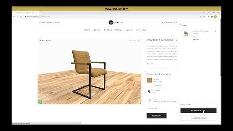 iONE360 3D Visual Product Configurator Platform - made for the Enterprise