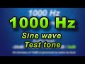1000 Hz (1 kHz) Sinewave (Speaker Test)