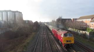 (HD) D1015 'Western Champion' THRASHES past Burton-on-Trent!! - 17/12/16