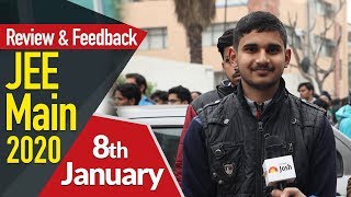 JEE Mains 2020 (8th January): Paper Analysis, Review, Students Feedback, Questions & Concepts Asked