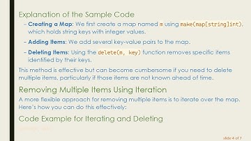 How to Remove Multiple Items from a Map in Go
