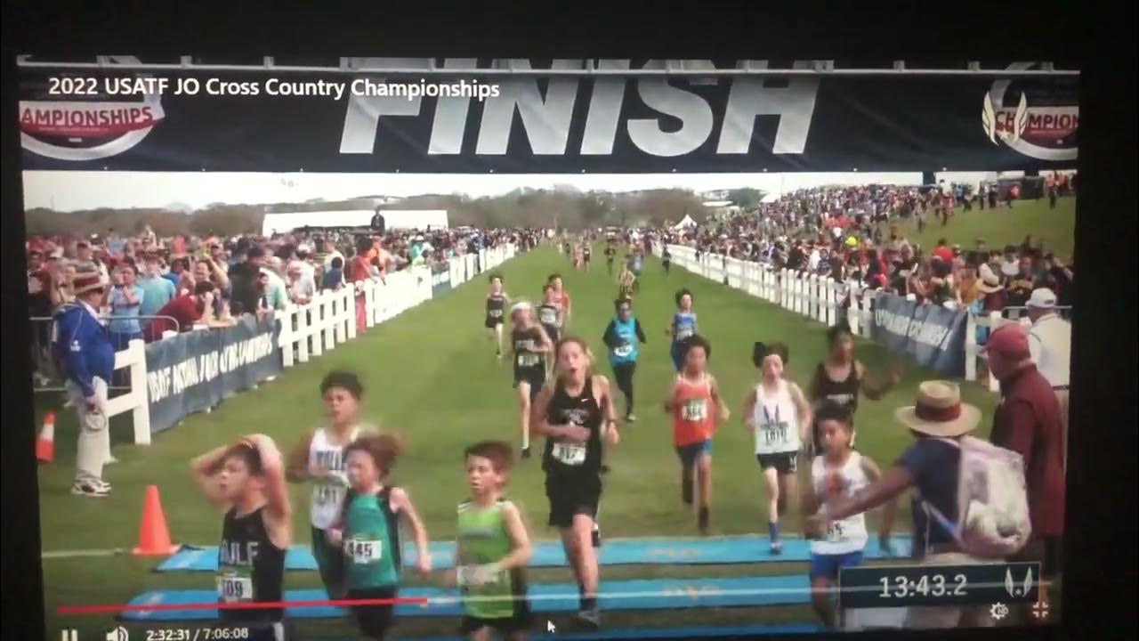 2022 USATF JO XC National Championships Boys 3k (910) Crossing the