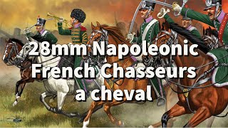 28mm Napoleonic French Chasseurs a Cheval