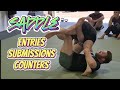 Wrestler Teaches Leg-Lock Class