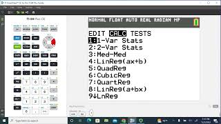 Paired t Test with the TI 84