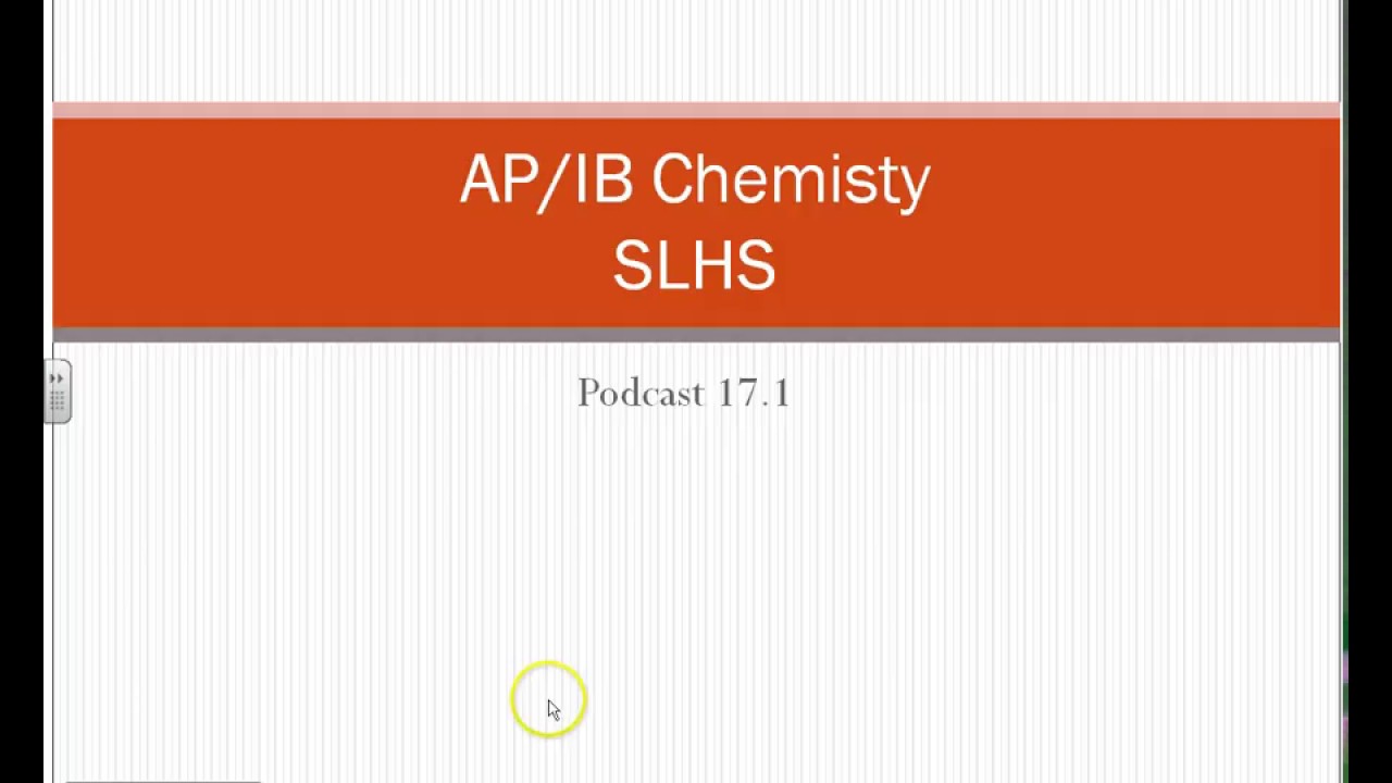 AP Chemistry Videos Ch. 15.1 Buffers YouTube