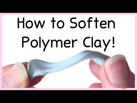 HOW TO Soften Polymer Clay EASY Tutorial  - DIY Beginner Fix Hard Clay