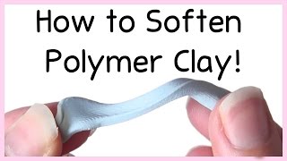 HOW TO Soften Polymer Clay EASY Tutorial  - DIY Beginner Fix Hard Clay screenshot 2