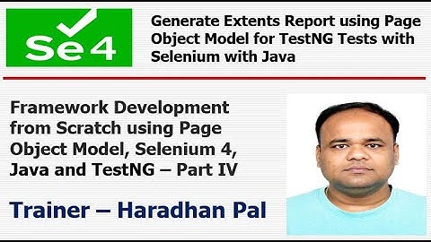POM Part IV: Generate Extents Report using Page Object Model, TestNG, Selenium & Java #coding #java