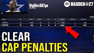 How to Clear Cap Penalties In Madden 27 Cap Space