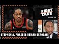 Stephen A. gives DeMar DeRozan props & calls him the most underappreciated All-Star | First Take