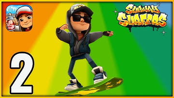 Subway Surfer‪s‬ - Gameplay Walkthrough Part 2 - JAKE With Black Outfit (iOS, Android).
