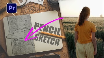 How To transition from Sketch or Drawing Into video in Premiere Pro