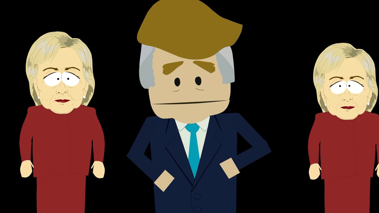 Donald Trump vs. Hillary Clinton South Park Epic Rap Battle - YouTube