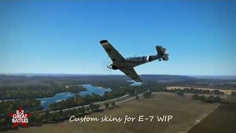 Bf109 E-7 custom skins WIP