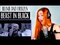 VOICE COACH REACTS | Beast In Black... BLIND AND FROZEN | yes, that sound is real...