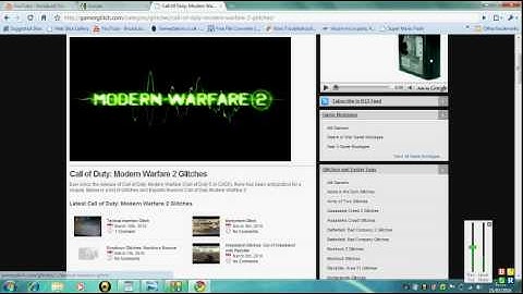Call of duty modern warfare 2 glitches.( read description)