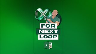 How To Create A For Next Loop In Excel VBA #SHORTS