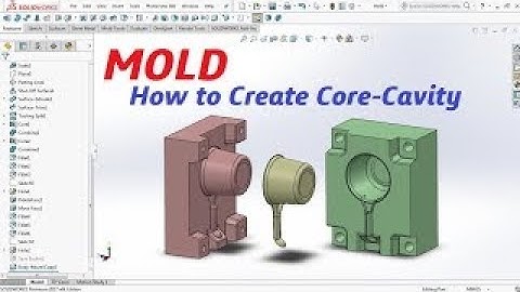 Mold Design || How to Create Core Cavity in SolidWorks