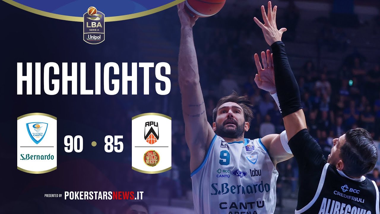 Acqua S.Bernardo Cantù - Apu Old Wild West Udine | PokerstarsNews Highlights Serie A Unipol 25/26