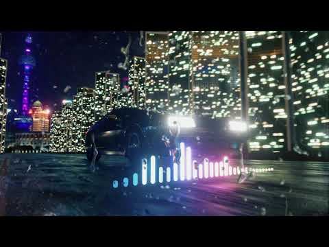 Night City Retro Wave scene (Audio Visualizer)