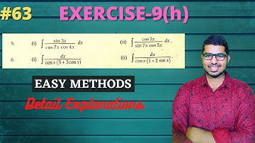 Chapter-9 Integration | Exercise-9(h) Solution Qn.5-6 | CHSE Class 12 Math