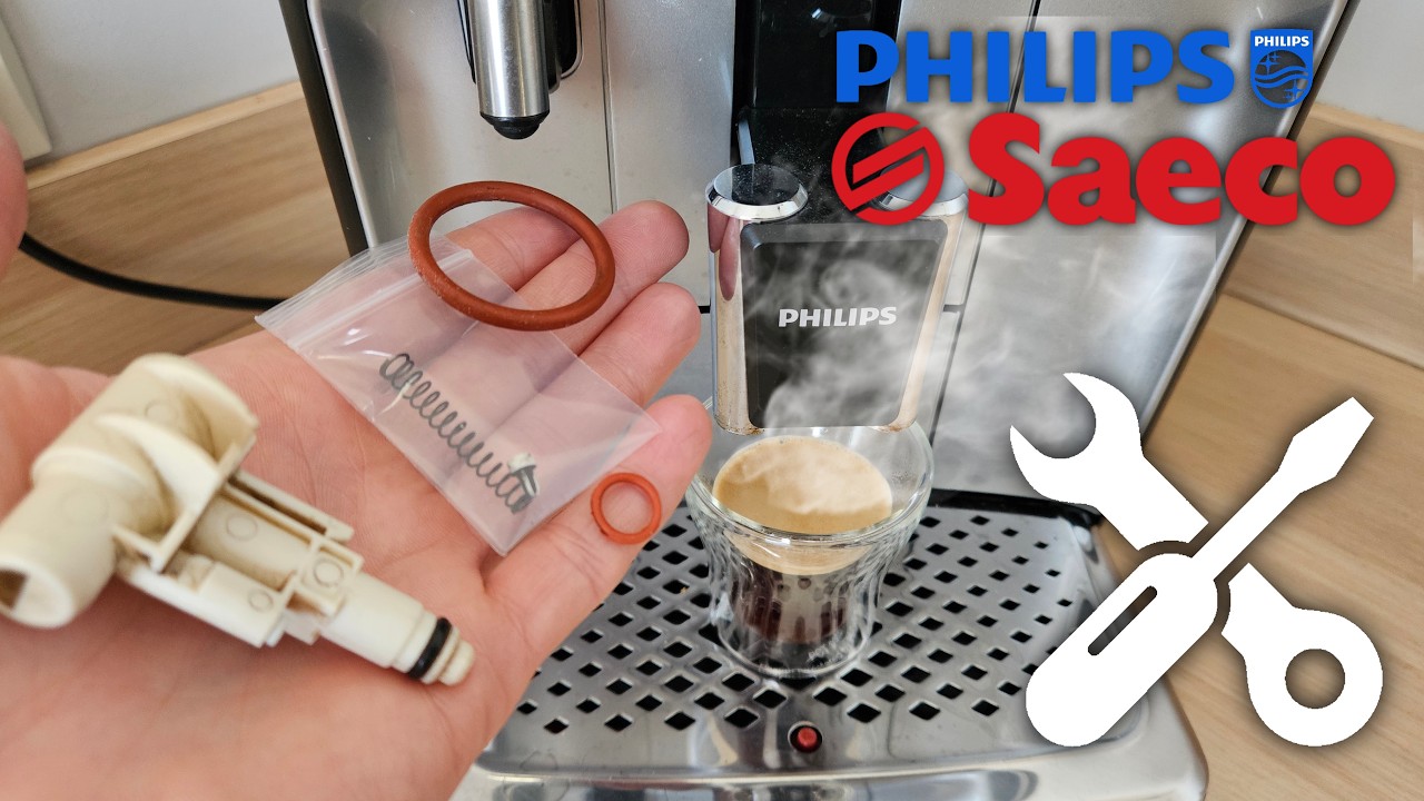 Réparation et amélioration machine espresso auto Philips/Saeco ☕joints usés et kit de fiabilisation