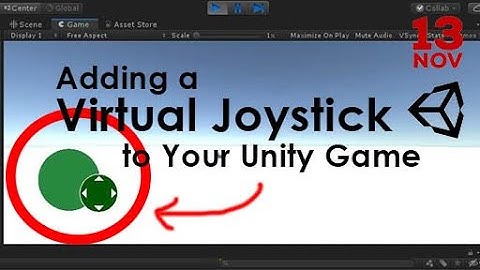 How to add a Virtual Joystick in your Unity game easily \\ MyJoystick free package