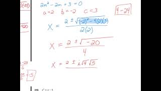 Alg 2 5.6 day 1 notes