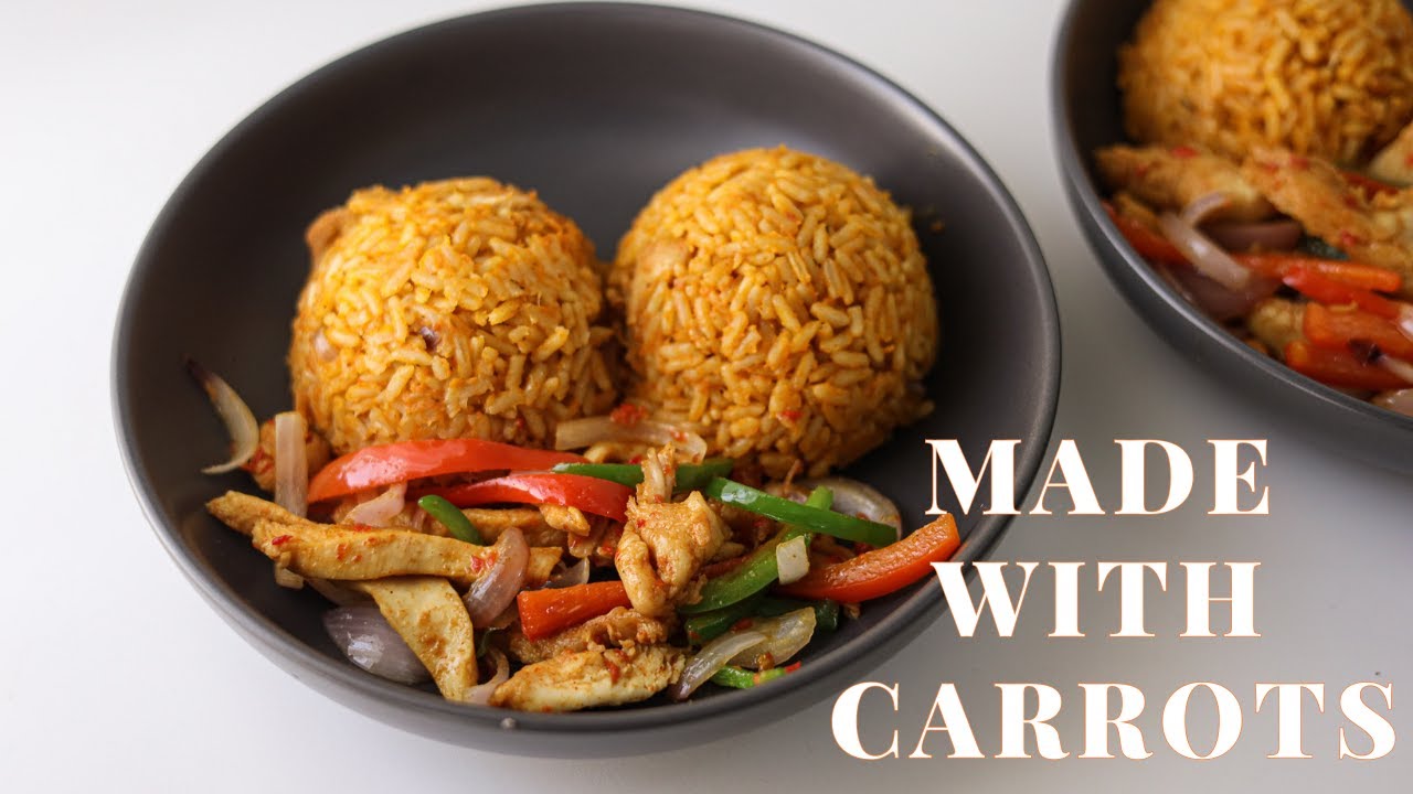 HOW TO MAKE CARROT JOLLOF RICE Sisi Yemmie YouTube