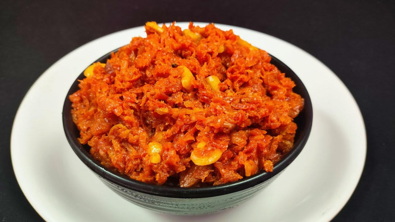Easy And Quick Carrot Halwa