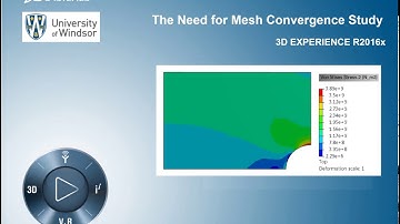 3DExperience FEA Mesh Convergence Nader Zamani