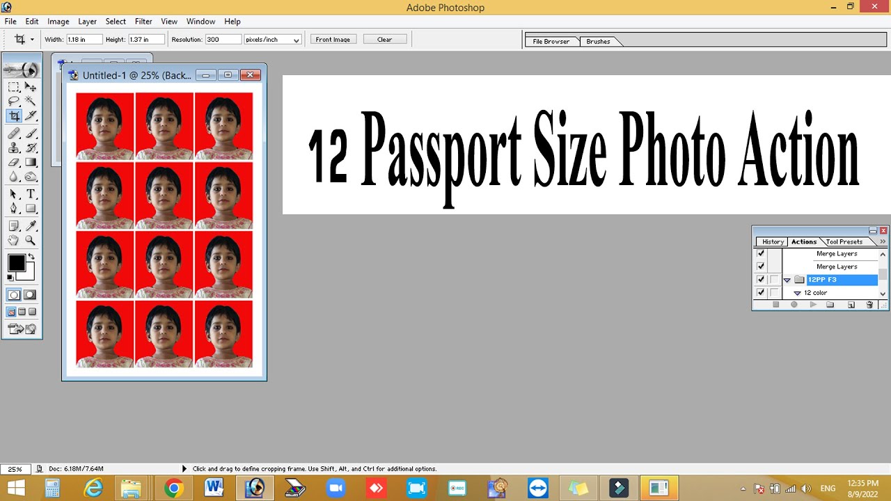 How To Print Passport Photos On 4x6 Paper Without Photoshop