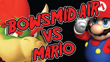 SUPER MARIO MAKER BowsMID-AIR vs Mario | Mid-Air Shell Jump Level