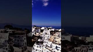 Santorini ❤️😊 #Greece #TravelShorts #BeautifulPlaces #NatureLovers #DroneView #Wanderlust #Shorts