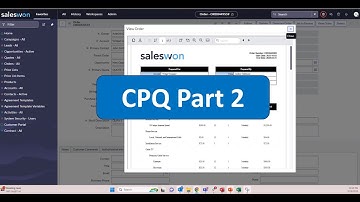 SalesWon CPQ Part2 Order Management