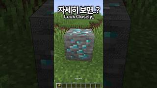 Look Closely.. It's made of blocks! 😳😯 #minecraft #minecraftmemes #마인크래프트