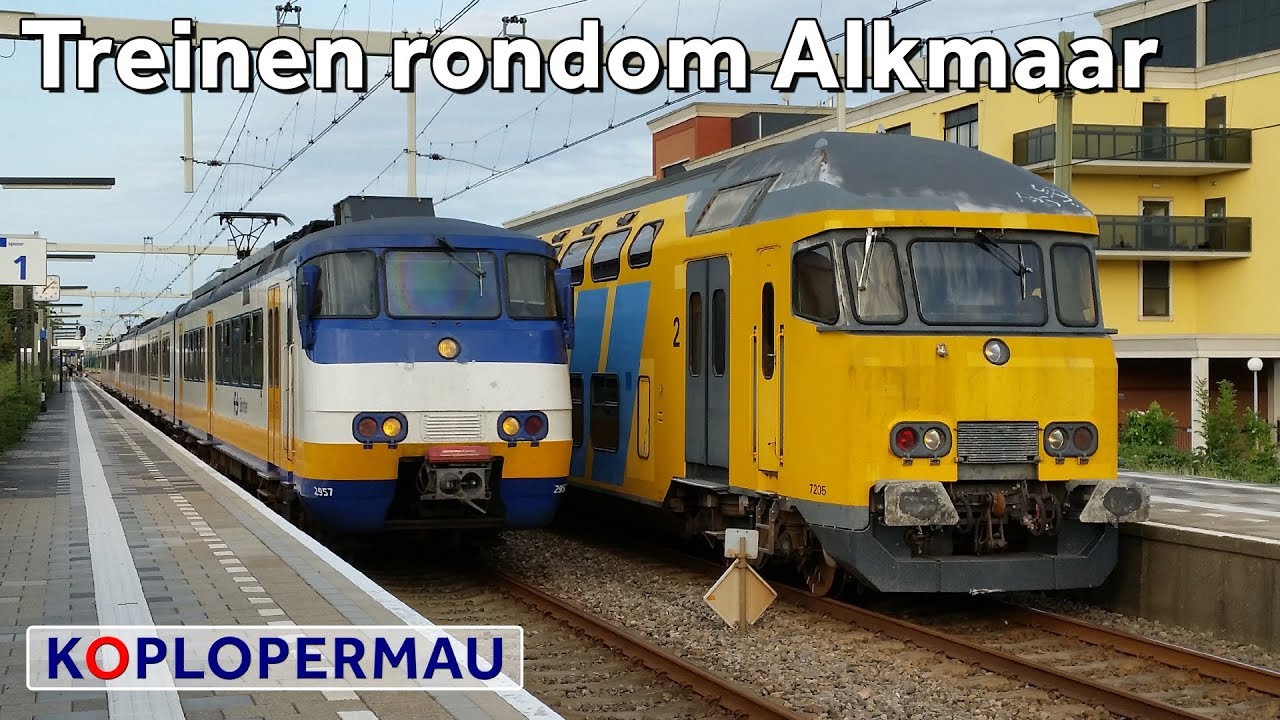 Treinen rond Alkmaar en omgeving (treinen compilatie)