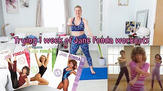 Trying Jane Fonda Workouts for a week For Fun