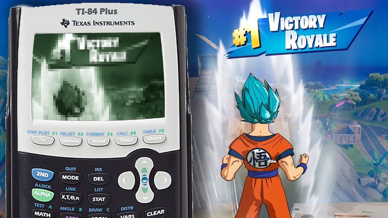 Playing Fortnite on a Calculator