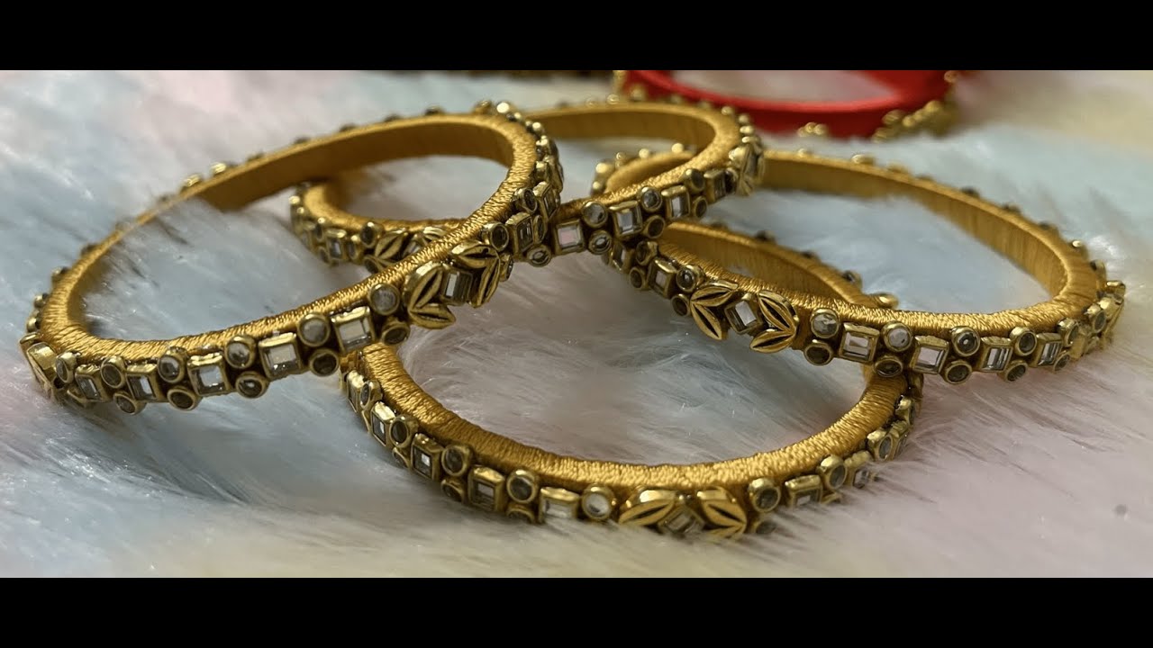SR CRAFTING TALESS - GOLD COLOUR SIDE BANGLES