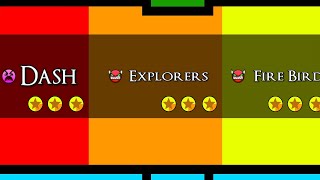 Dash Full Ver, Explorers y The FireBird Geometry Dash 2.2