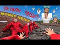 Parkour money heist  vs zombie skibidi toilet in real life 20 rescue friend  epic parkour pov 